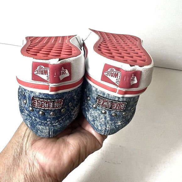 Vans X Cobra Kai Old Skool Sneaker Shoes Blue Low Tops Eagle Fang Karate Kids 12 - Picture 8 of 12